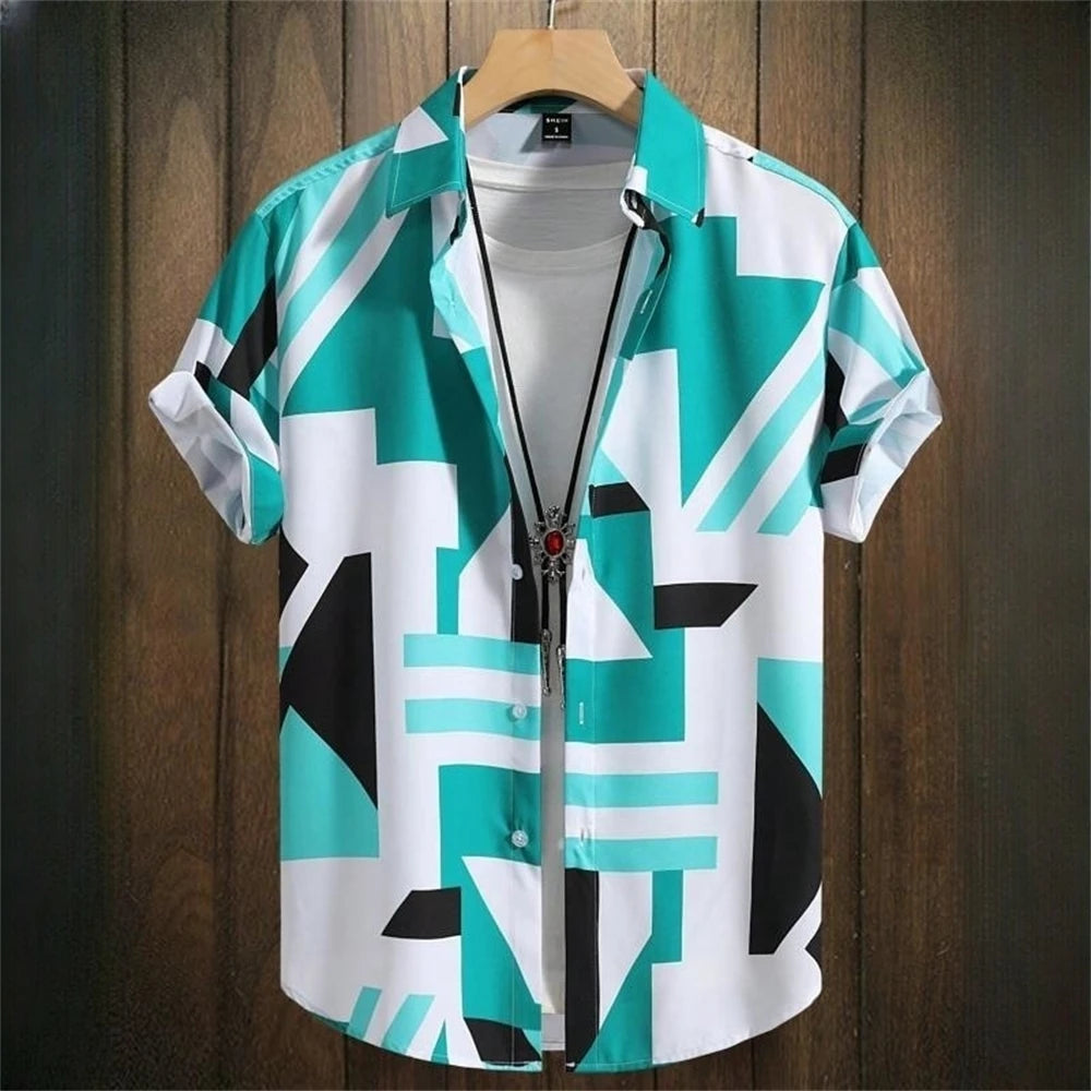 Patchwork Party Hawaiian Shirt