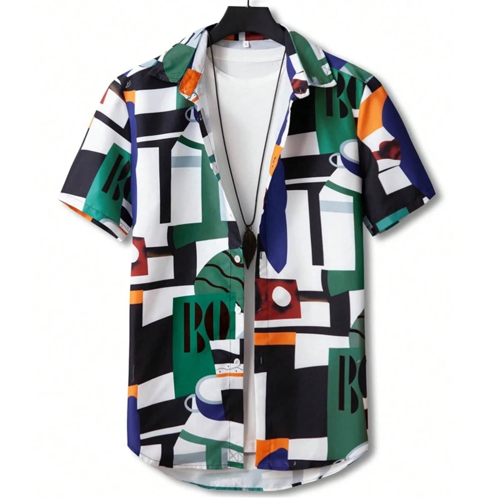 Patchwork Party Hawaiian Shirt