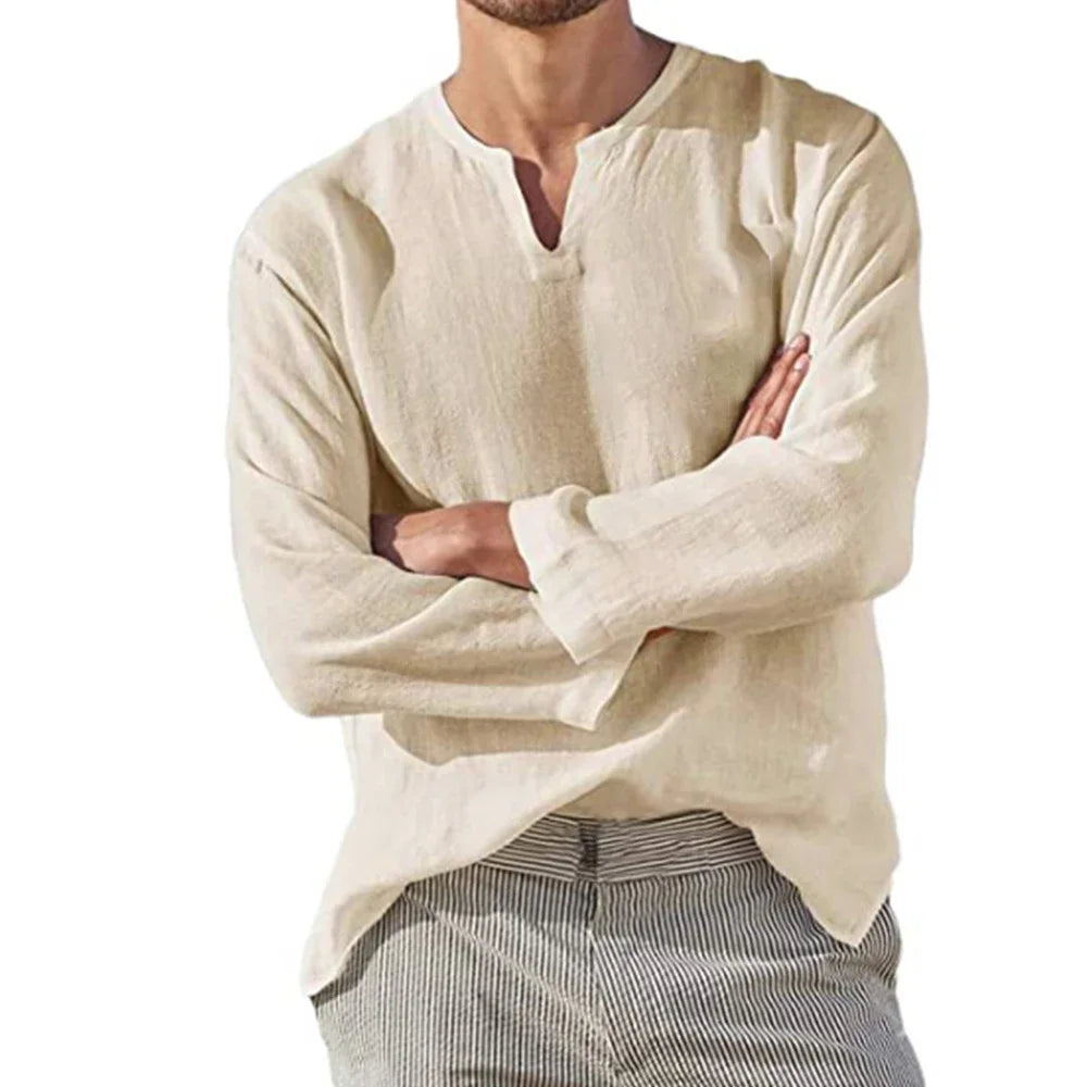BreezeWeave Linen Cotton Shirt