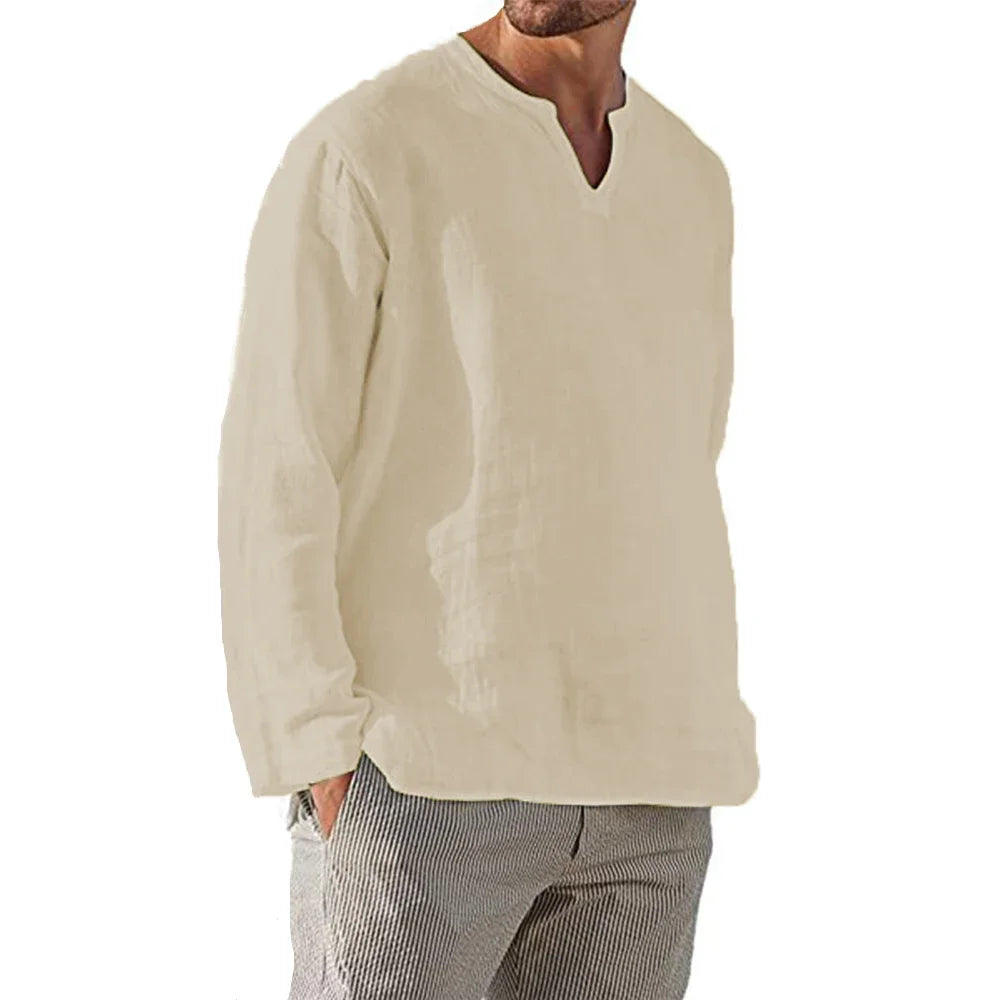 BreezeWeave Linen Cotton Shirt
